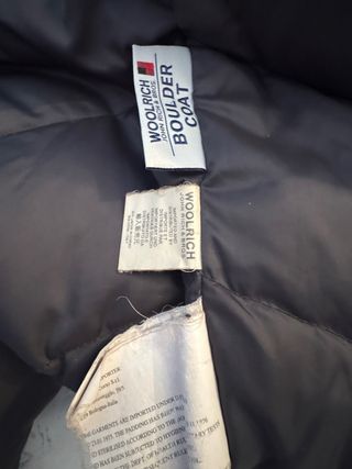 Parka Woolrich Negra con Forro de Pelo