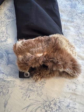 Parka Woolrich Negra con Forro de Pelo