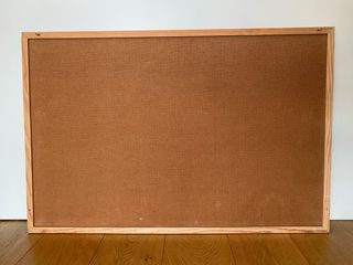 Pizarra verde con marco de madera