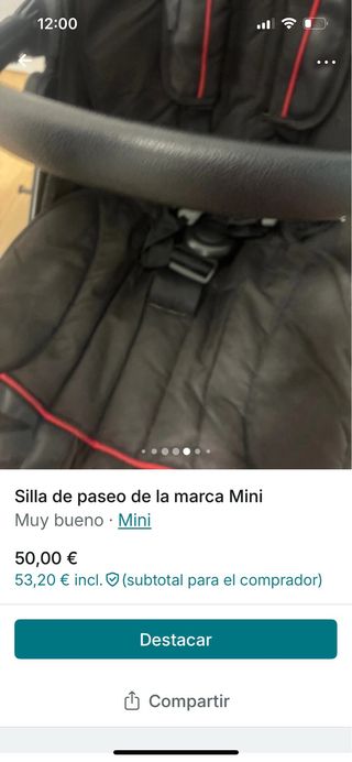 Silla de paseo Mini poco uso