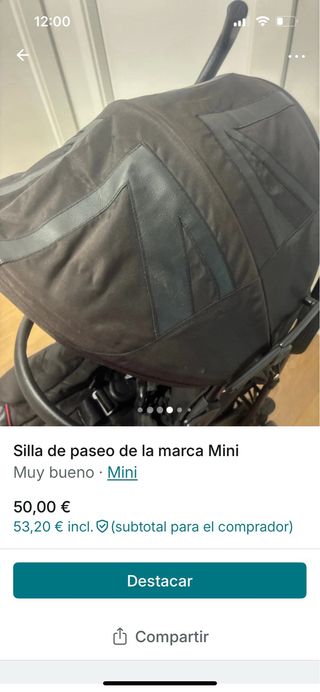 Silla de paseo Mini poco uso