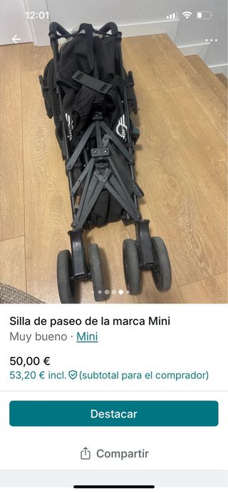 Silla de paseo Mini poco uso