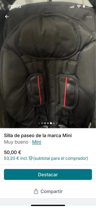 Silla de paseo Mini poco uso