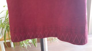 Vestido Terciopelo Vino Talla M