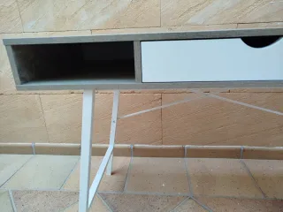 Escritorio moderno madera y metal