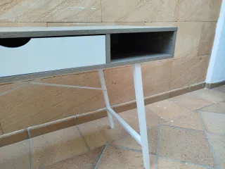 Escritorio moderno madera y metal