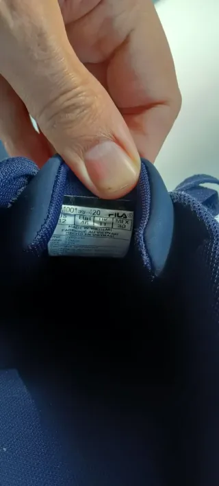 Zapatillas Fila Azul Marino