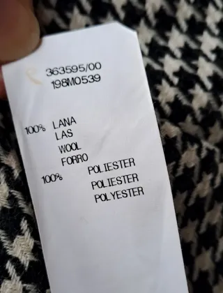 Chaqueta Lana Talla 46