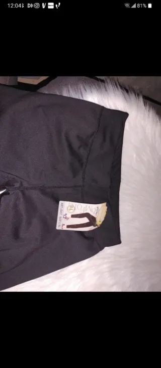 Mallas licra suave cintura alta