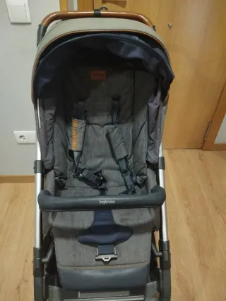 Capazo y Silla Paseo Inglesina Aptica Vaquero