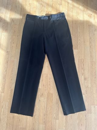 Traje C&A Negro Rayas Finas