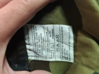 Pantaloni Cargo Militari Camo Esercito Italiano
