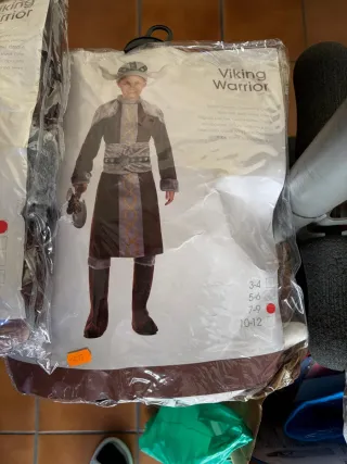 Disfraz Vikingo Talla M Fiesta y Regalo