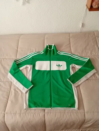 Chaqueta Adidas Verde y Blanca