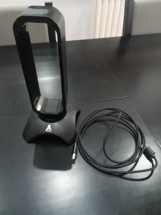 Soporte Cargador Auriculares Gaming + Auriculares