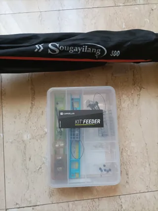 Caña Carpfishing Sougayilang y Kit Feeder