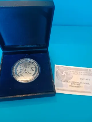 Moneda 10 Euros Campeones del Mundo Japón 2006