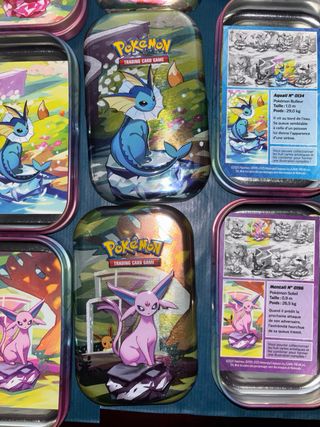 6 Latas Pokémon Trading Card Game