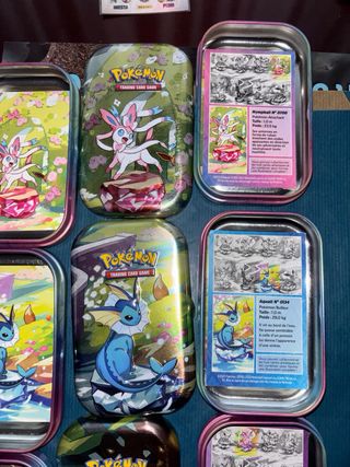 6 Latas Pokémon Trading Card Game