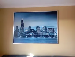 Cuadro Skyline Metálico