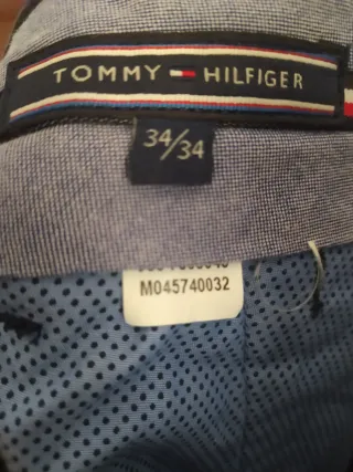 Pantalones Chinos Tommy Hilfiger Azul Talla 34