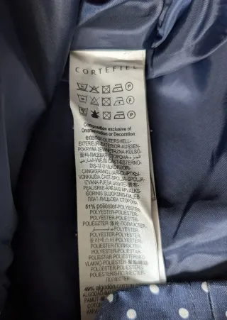Chaqueta Cortefiel Mujer Azul marina, talla M