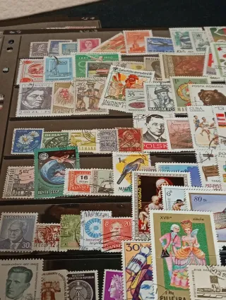 Lote 816 sellos extranjeros