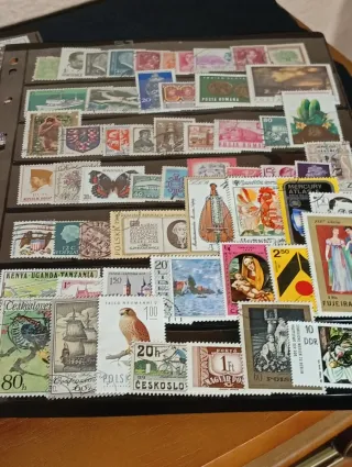 Lote 816 sellos extranjeros