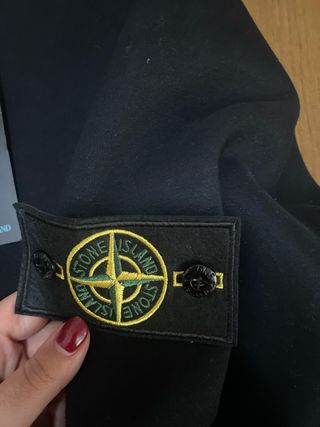 Sudadera Stone Island Negra Talla M