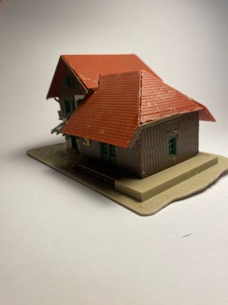 Maqueta Estación Locomotora Escala N