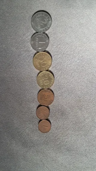 Monedas de Euro de Prueba