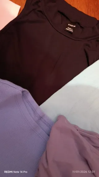 Lote 7 tops y 2 pantalones