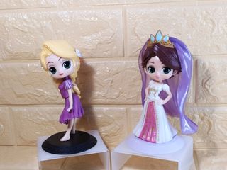 Statuine in PVC DISNEY: Rapunzel: 10€/u; 18€/coppia