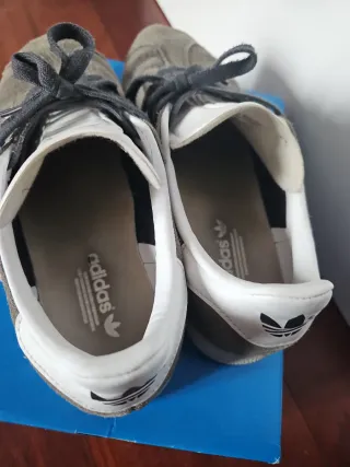 Zapatillas Adidas Gazelle Grises Talla 38,5