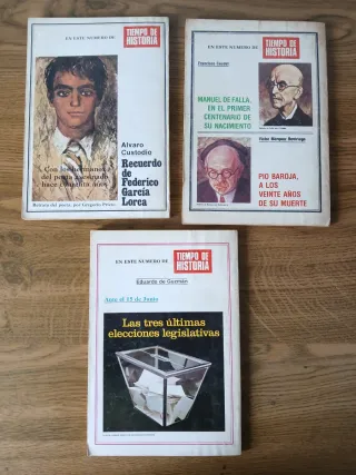 5 Revistas Tiempo de Historia y Historia y Vida