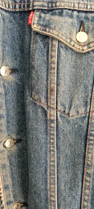 Cazadora Vaquera Levi's Forrada Hombre Talla L