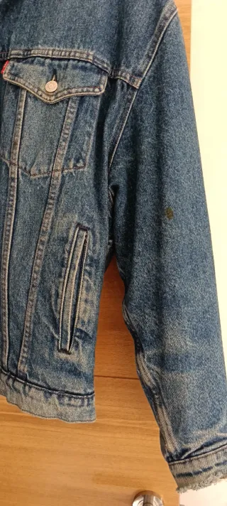 Cazadora Vaquera Levi's Forrada Hombre Talla L