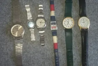 Lote 6 relojes vintage Forsan Tommy Dolmaru..