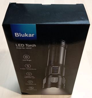 NUEVA Linterna LED Recargable Superbrillante VERDE