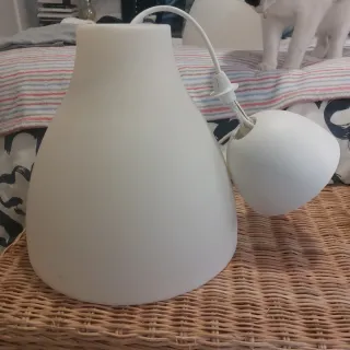 Lámpara colgante Ikea blanca