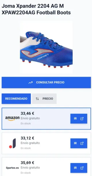 Botas de fútbol Joma