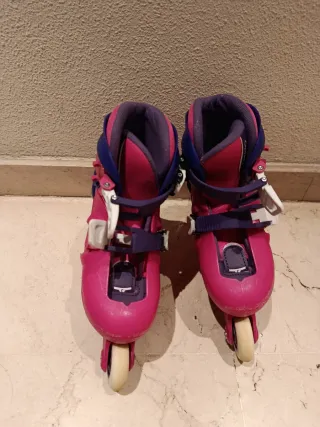 Patines niña Decathlon talla ,rosa y morado