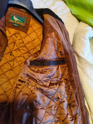 Chaqueta Field & Stream Piel Marrón Hombre 3/4