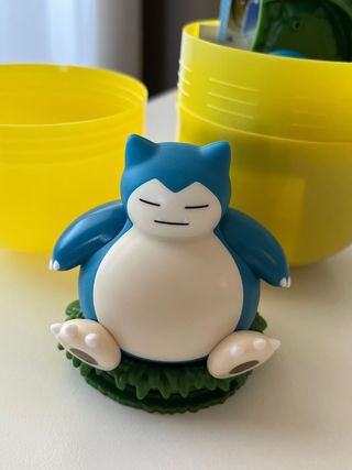 Cambio Figura Snorlax por Jigglypuff Kinder