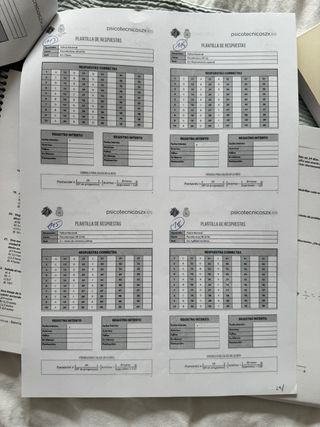 Psicotécnicos Policia Nacional 2X