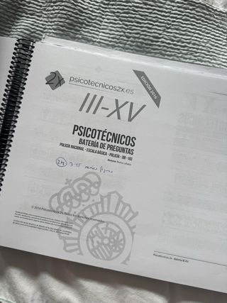 Psicotécnicos Policia Nacional 2X