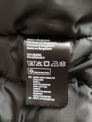 Chaqueta Negra Bomber