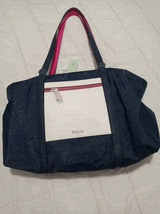 Bolso Tous Azul y Blanco