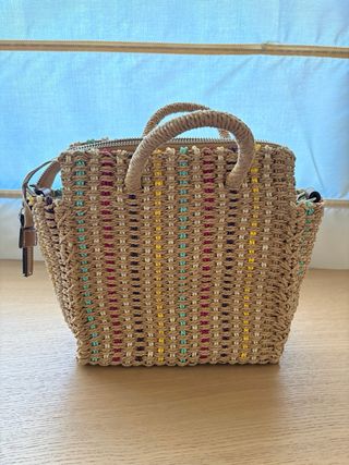 Bolso Parfois bandolera tejido multicolor