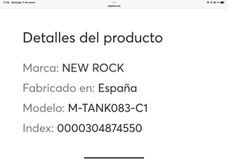 Botas New Rock Negras